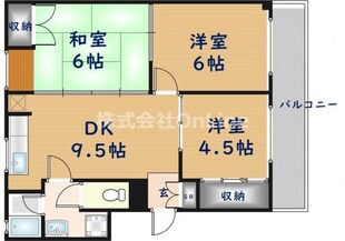 永和ハイツの物件間取画像